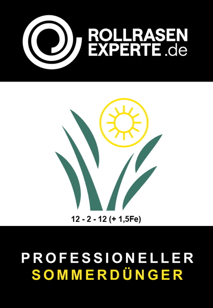 Düngeplan, Düngerplan, Rollrasen, Rollrasendünger, Düngerset, Düngerpaket, Rasendünger, Dünger, Rasen, Frühjahrsdünger, Sommerdünger, Herbstdünger, Winterdünger, Wetting Agent, Bodenverbesserer, Bodenaktivator, Eisendünger, Stickstoff, Kalium, Phosphor, Profidünger, Rollrasenexperte, Staunässe, Trockenstellen, Trockenheit, Rollrasenpflege, Rasenpflege